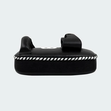 8 Muay Thai Single Strap Thai Pads | Black/Black - Image 4