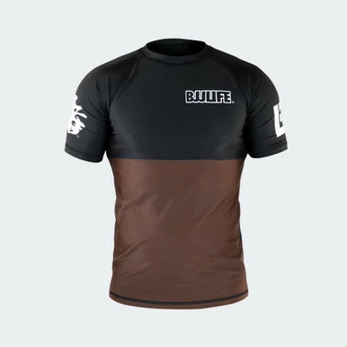 CompLite Ranked Rash Guard | Brown Belt