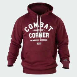 Fight Shop Heavyweight Hooded Sweatshirt | Burgundy