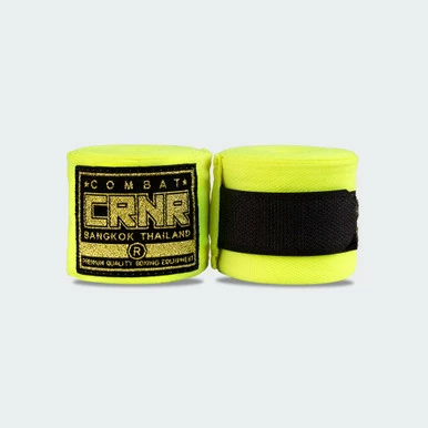 HMIT Premium Elastic Hand Wraps | Neon Yellow