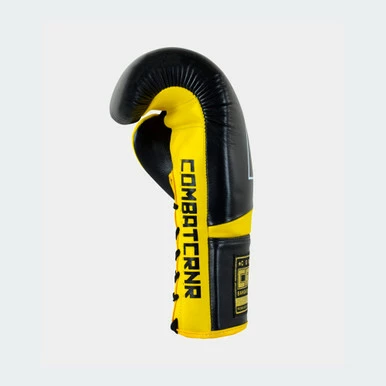 HMIT Lace Up Boxing Gloves | Yellow - Image 4