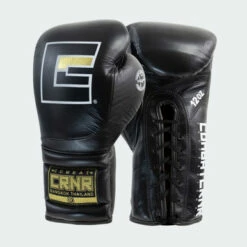 HMIT Lace Up Sparring Gloves | Black