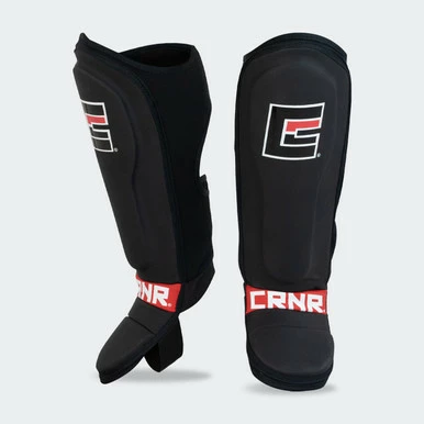 Kids MMA Spar Shin Guards | Black