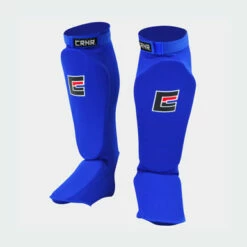 Slip On Elastic Shin Pads | Blue