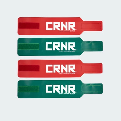 Wrestling Ankle Scoring Bands | Red & Green