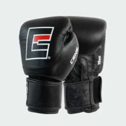 Competition Velcro Boxing Gloves | Black