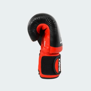 Competition Velcro Boxing Gloves | Red - Image 3