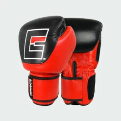 Competition Velcro Boxing Gloves | Red
