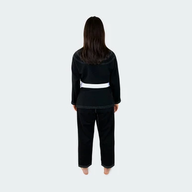 V6 Womens BJJ GI + Free White Belt | Black - Image 4