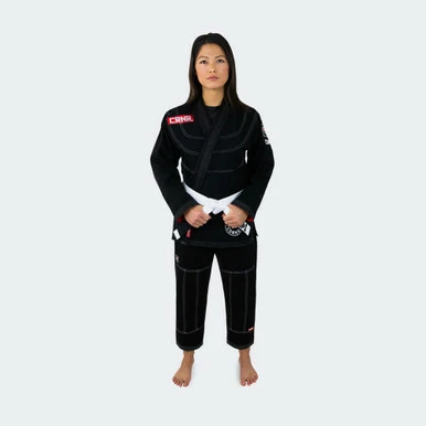 V6 Womens BJJ GI + Free White Belt | Black - Image 7