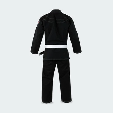 V6 BJJ GI + Free White Belt | Black - Image 5