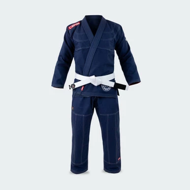 V6 BJJ GI + Free White Belt | Navy Blue - Image 5