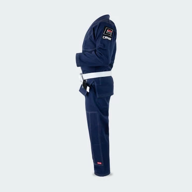 V6 BJJ GI + Free White Belt | Navy Blue - Image 4